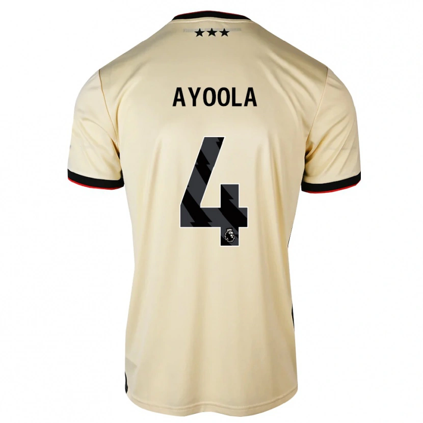 Danxen Kvinder Jesse Ayoola #4 Citronchiffon Sort Rød Udebane Spillertrøjer 2026/27 Trøje T-Shirt
