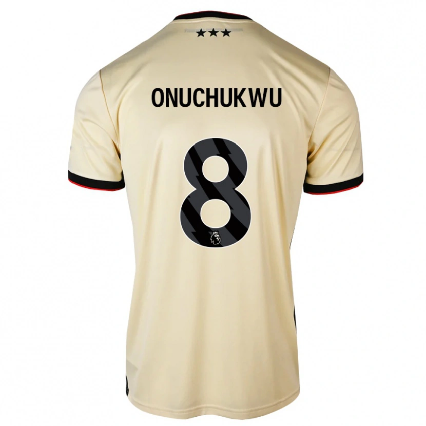 Danxen Kvinder Abube Onuchukwu #8 Citronchiffon Sort Rød Udebane Spillertrøjer 2026/27 Trøje T-Shirt