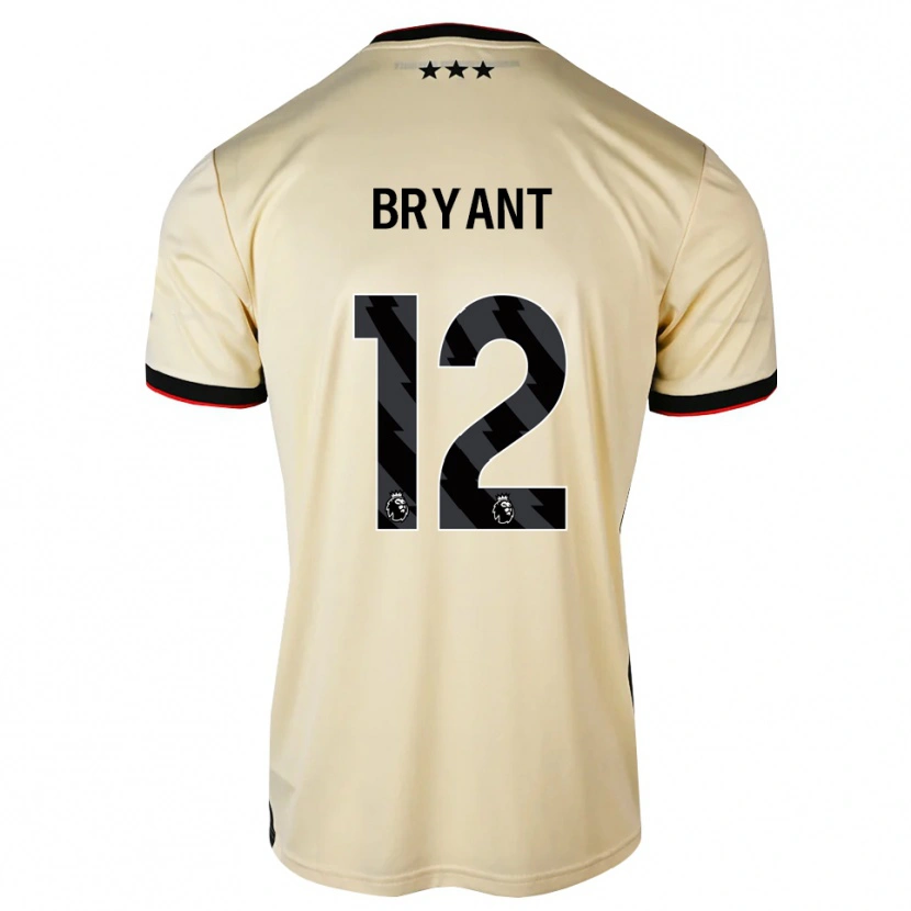 Danxen Kvinder Issy Bryant #12 Citronchiffon Sort Rød Udebane Spillertrøjer 2026/27 Trøje T-Shirt