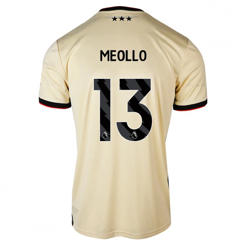 Danxen Kvinder Nina Meollo #13 Citronchiffon Sort Rød Udebane Spillertrøjer 2026/27 Trøje T-Shirt