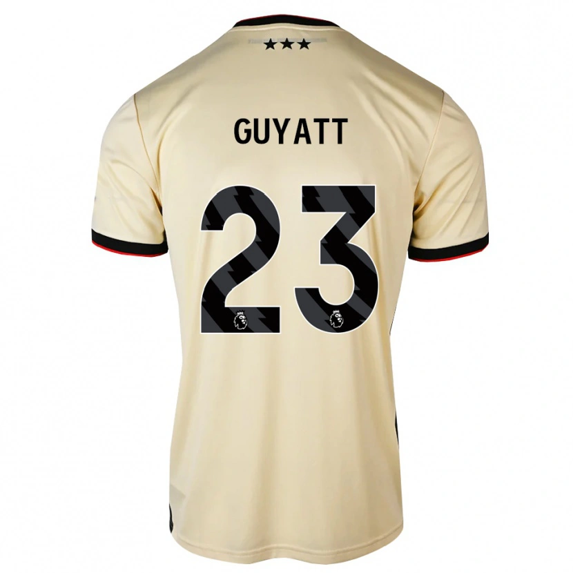 Danxen Kvinder Shauna Guyatt #23 Citronchiffon Sort Rød Udebane Spillertrøjer 2026/27 Trøje T-Shirt