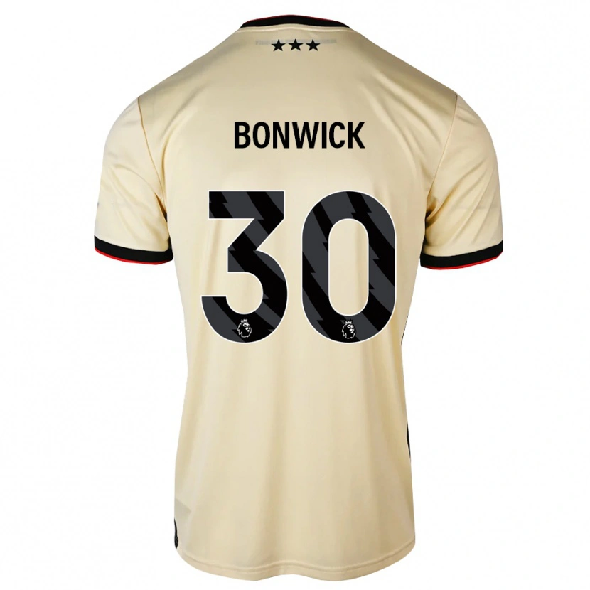 Danxen Kvinder Kaci-Jai Bonwick #30 Citronchiffon Sort Rød Udebane Spillertrøjer 2026/27 Trøje T-Shirt