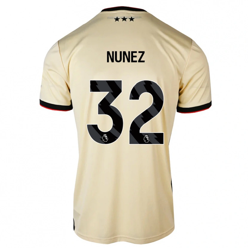Danxen Kvinder Marcelino Núñez #32 Citronchiffon Sort Rød Udebane Spillertrøjer 2026/27 Trøje T-Shirt