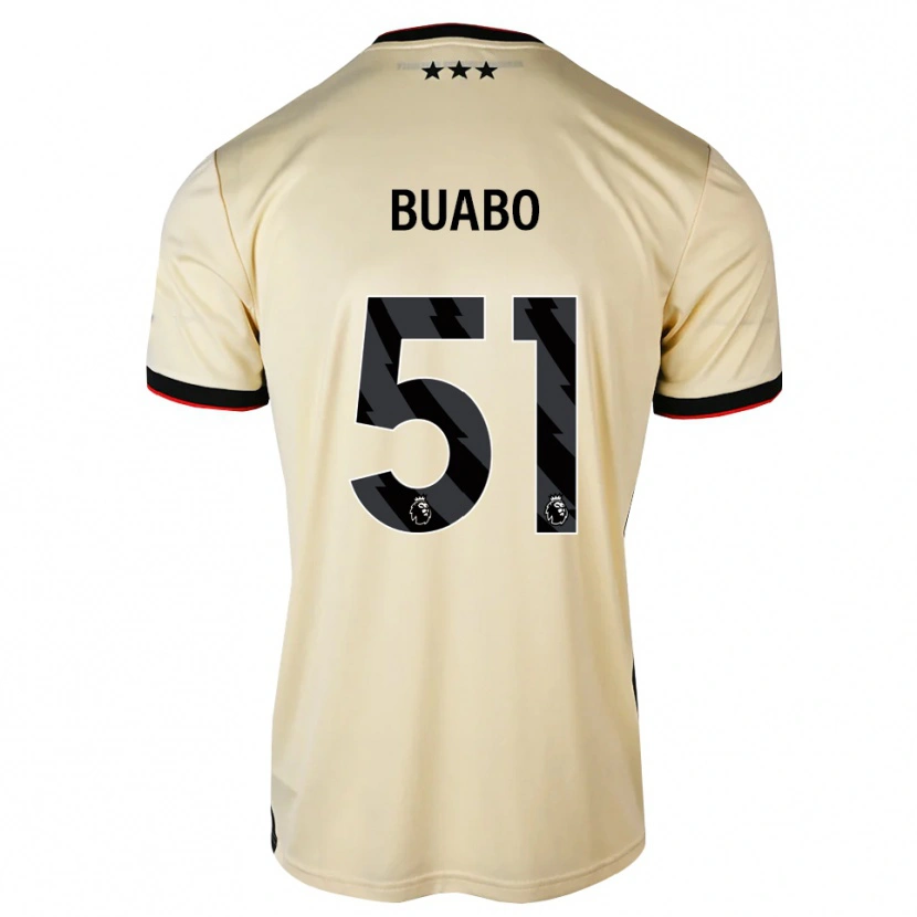 Danxen Kvinder Gerrard Buabo #51 Citronchiffon Sort Rød Udebane Spillertrøjer 2026/27 Trøje T-Shirt