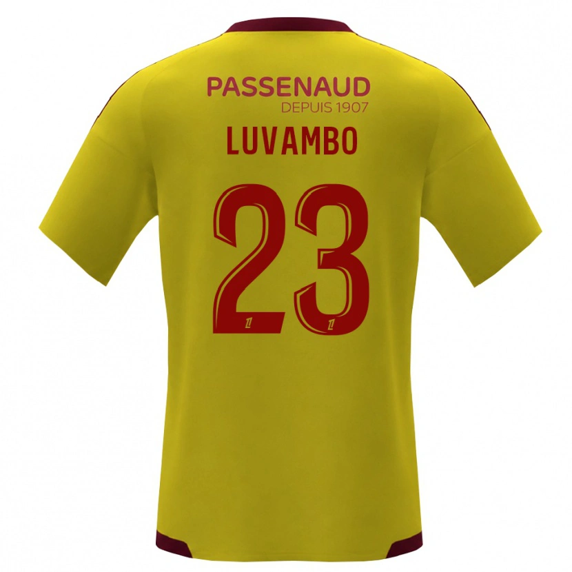 Danxen Kvinder Taylor Luvambo #23 Gul Rød Grøn Udebane Spillertrøjer 2026/27 Trøje T-Shirt