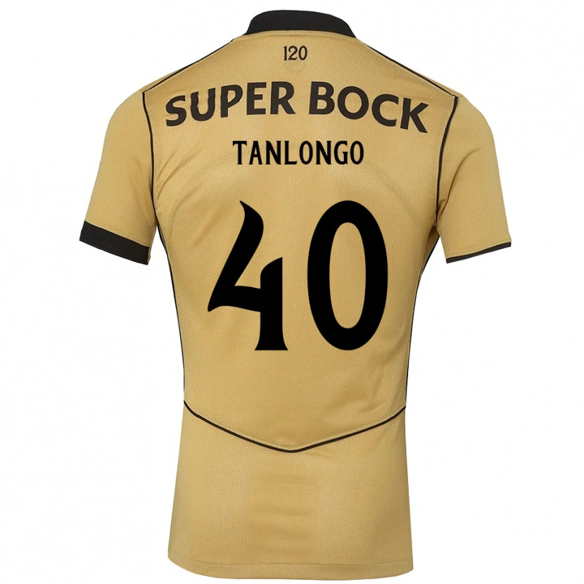 Danxen Kvinder Mateo Tanlongo #40 Gyldengul Sort Udebane Spillertrøjer 2026/27 Trøje T-Shirt
