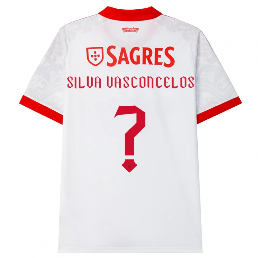 Danxen Kvinder Martim Silva Vasconcelos #0 Hvid Rød Gul Udebane Spillertrøjer 2026/27 Trøje T-Shirt