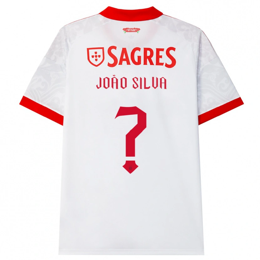 Danxen Kvinder João Silva #0 Hvid Rød Gul Udebane Spillertrøjer 2026/27 Trøje T-Shirt