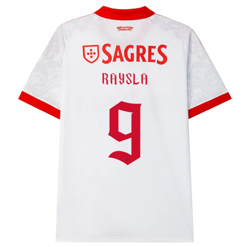 Danxen Kvinder Nycole Raysla #9 Hvid Rød Gul Udebane Spillertrøjer 2026/27 Trøje T-Shirt