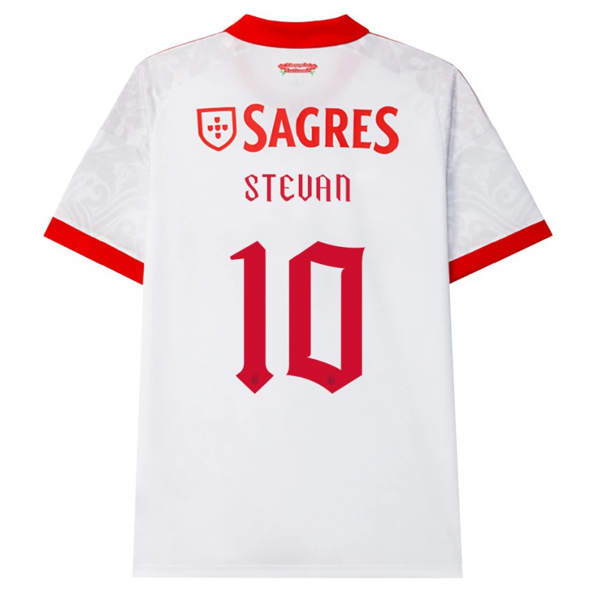 Danxen Kvinder Stevan Pedro Dores Manuel #10 Hvid Rød Gul Udebane Spillertrøjer 2026/27 Trøje T-Shirt