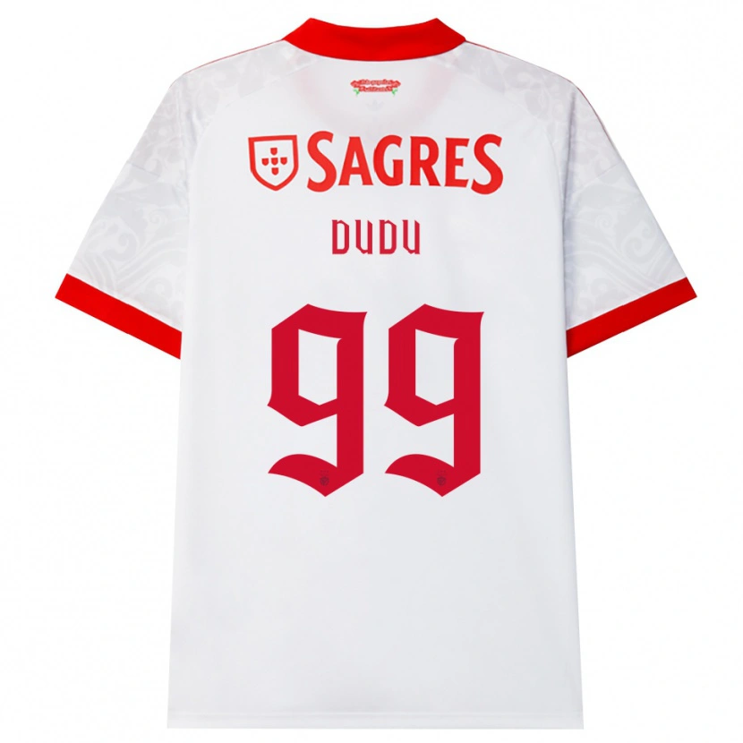 Danxen Kvinder Dudu #99 Hvid Rød Gul Udebane Spillertrøjer 2026/27 Trøje T-Shirt