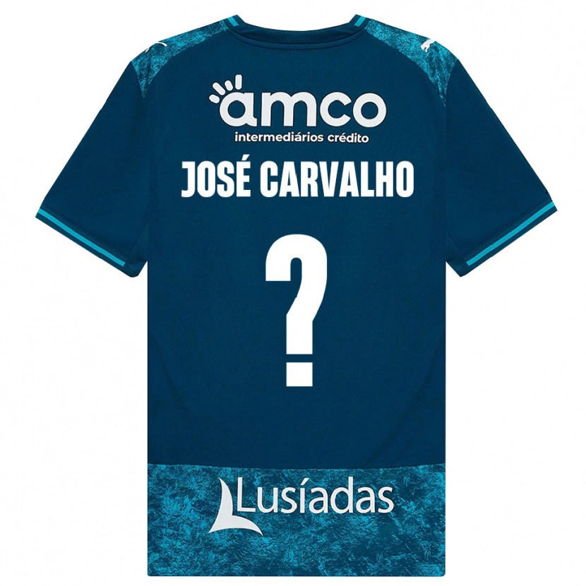 Danxen Kvinder José Carvalho #0 Mørkskifergrå Mellemturkis Udebane Spillertrøjer 2026/27 Trøje T-Shirt