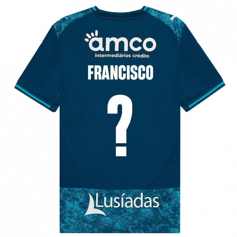 Danxen Kvinder Martim Francisco #0 Mørkskifergrå Mellemturkis Udebane Spillertrøjer 2026/27 Trøje T-Shirt