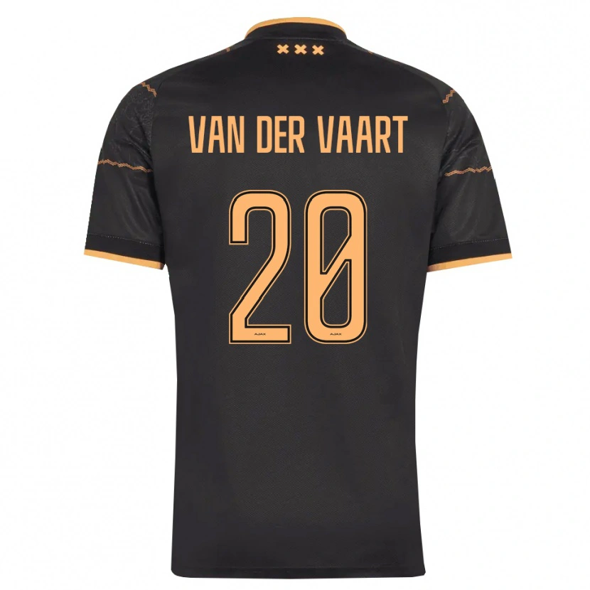 Danxen Kvinder Damian Van Der Vaart #20 Sort Orange Udebane Spillertrøjer 2026/27 Trøje T-Shirt