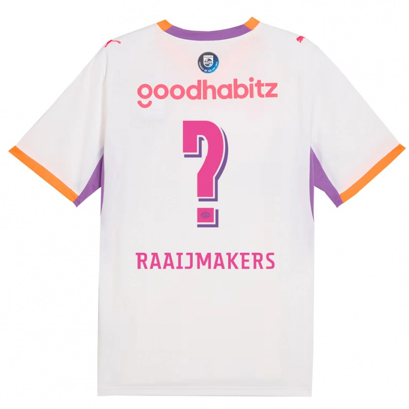 Danxen Kvinder Lars Raaijmakers #0 Hvid Lilla Orange Udebane Spillertrøjer 2026/27 Trøje T-Shirt