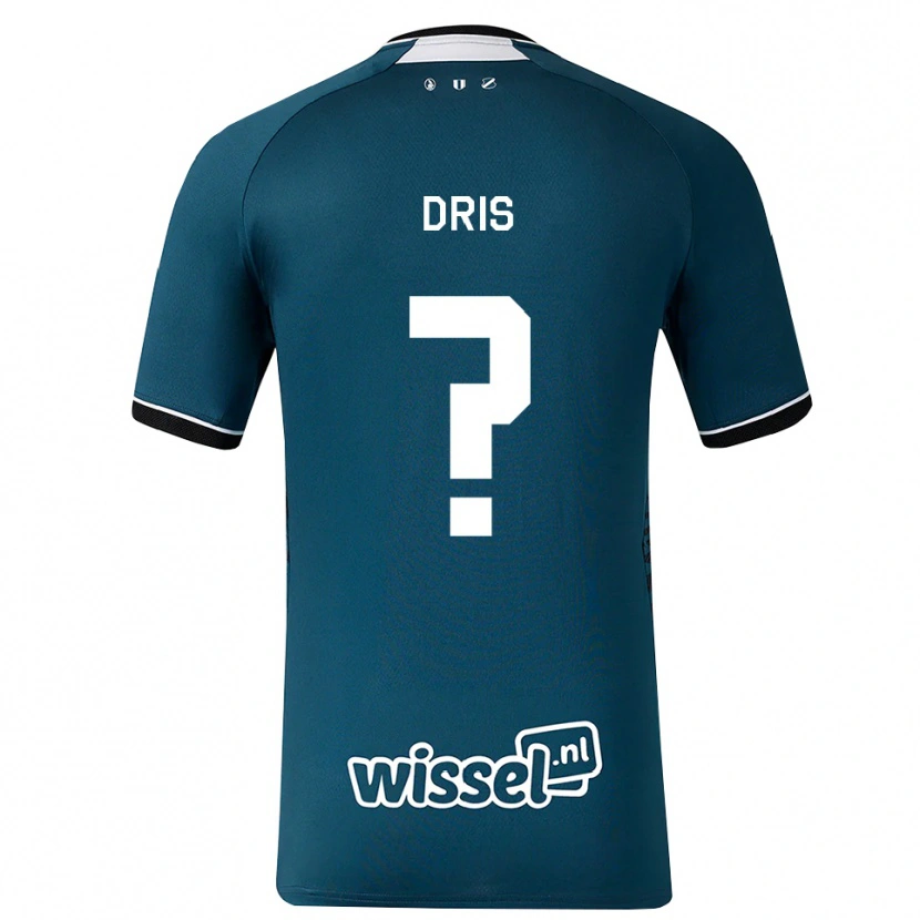 Danxen Kvinder Sofiane Dris #0 Mørkskifergrå Hvid Udebane Spillertrøjer 2026/27 Trøje T-Shirt