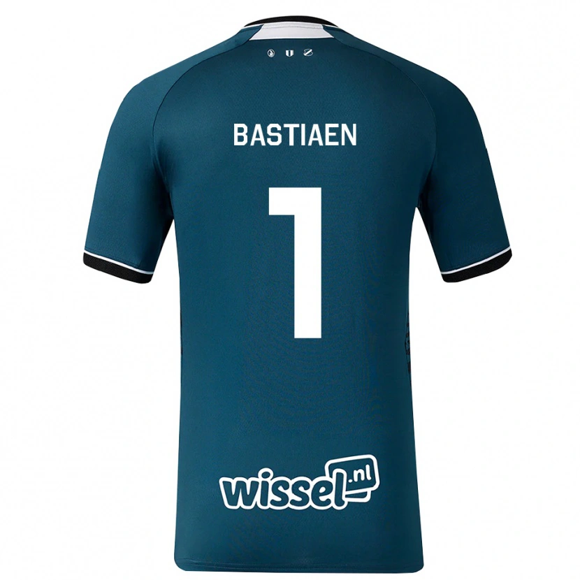 Danxen Kvinder Femke Bastiaen #1 Mørkskifergrå Hvid Udebane Spillertrøjer 2026/27 Trøje T-Shirt