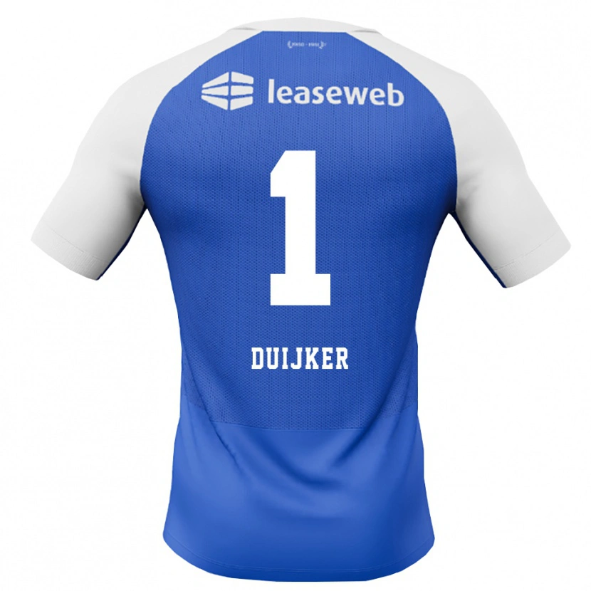 Danxen Kvinder Jaycen Duijker #1 Jægerblå Rød Hvid Udebane Spillertrøjer 2026/27 Trøje T-Shirt