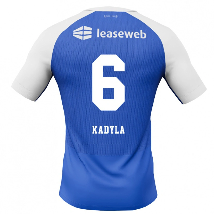 Danxen Kvinder Milo Kadyla #6 Jægerblå Rød Hvid Udebane Spillertrøjer 2026/27 Trøje T-Shirt