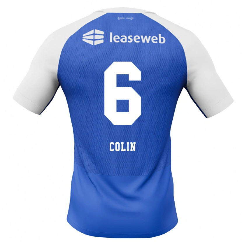 Danxen Kvinder Isa Colin #6 Jægerblå Rød Hvid Udebane Spillertrøjer 2026/27 Trøje T-Shirt