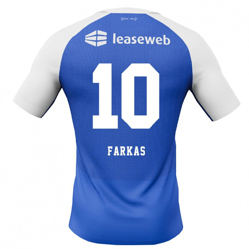 Danxen Kvinder Timót Farkas #10 Jægerblå Rød Hvid Udebane Spillertrøjer 2026/27 Trøje T-Shirt
