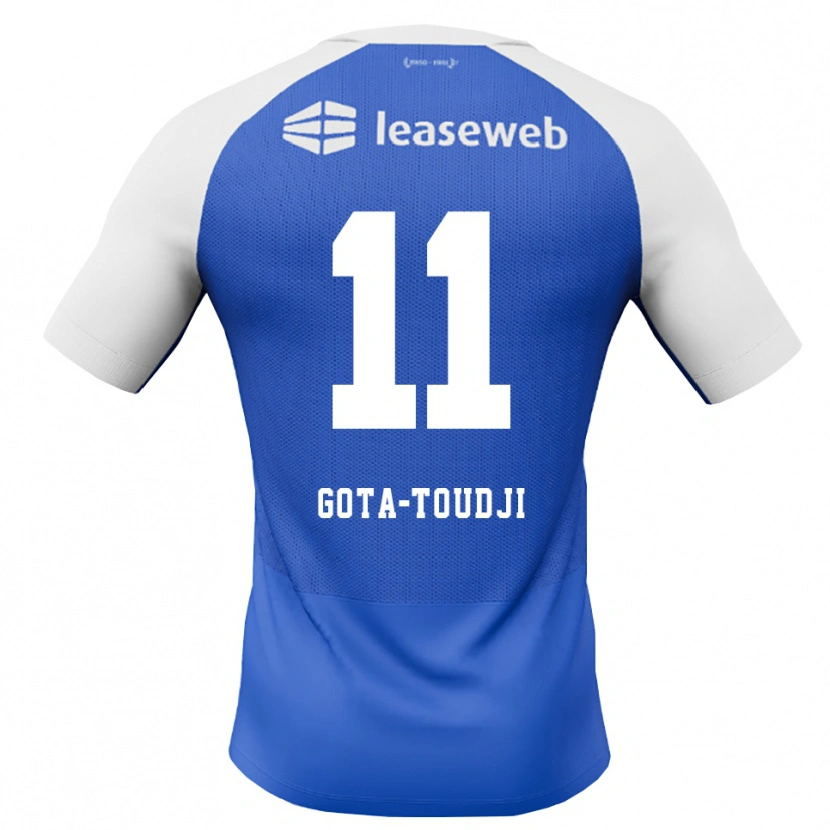 Danxen Kvinder Mawulom Gota-Toudji #11 Jægerblå Rød Hvid Udebane Spillertrøjer 2026/27 Trøje T-Shirt