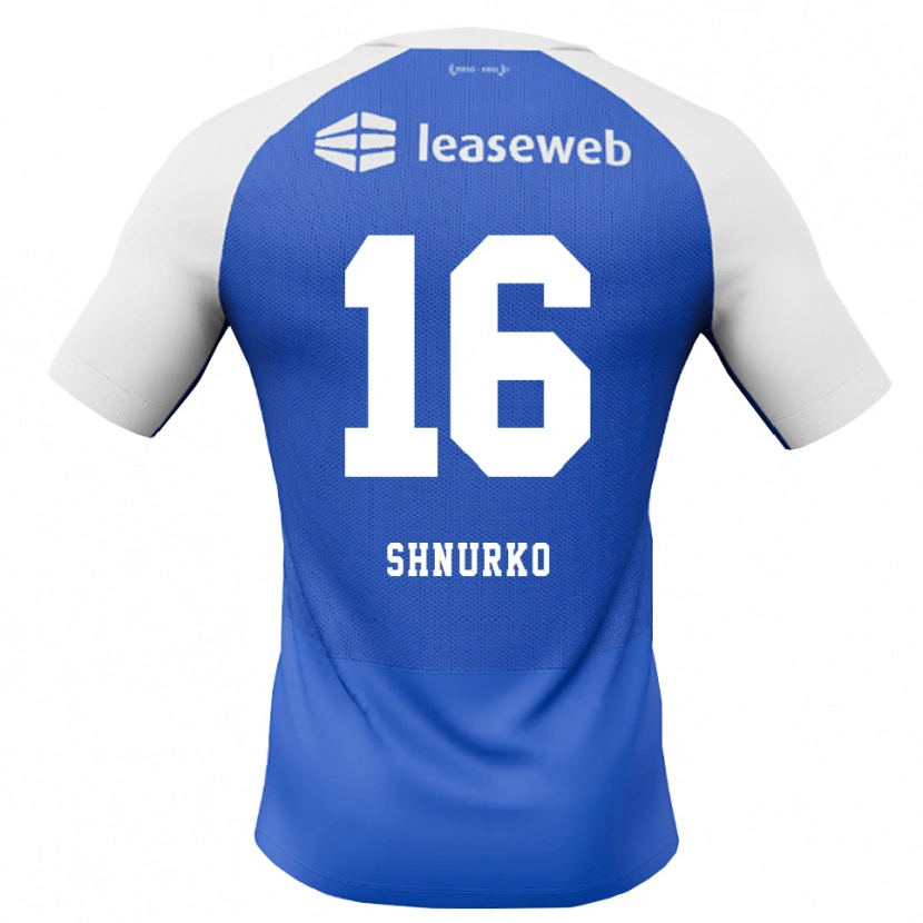 Danxen Kvinder Danylo Shnurko #16 Jægerblå Rød Hvid Udebane Spillertrøjer 2026/27 Trøje T-Shirt