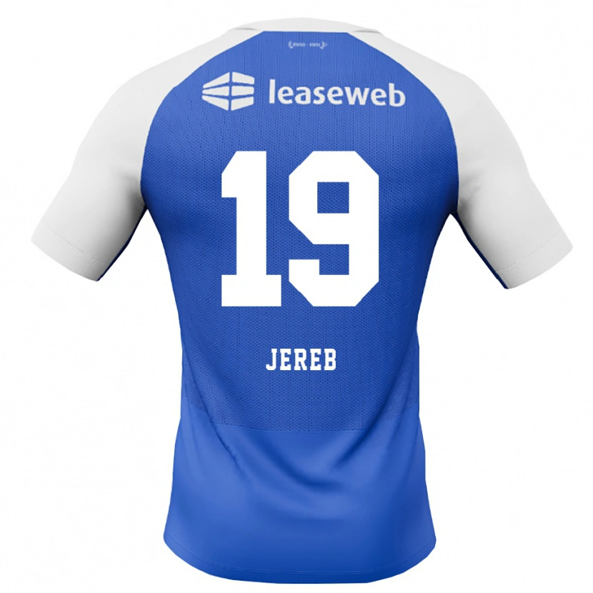 Danxen Kvinder David Jereb #19 Jægerblå Rød Hvid Udebane Spillertrøjer 2026/27 Trøje T-Shirt