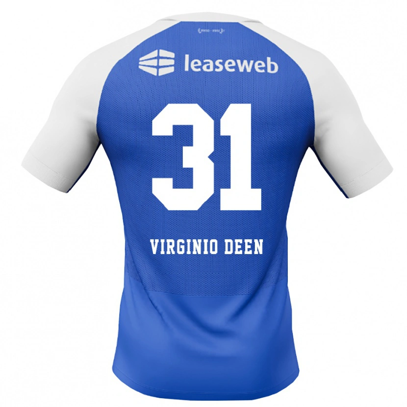Danxen Kvinder Daniël Virginio Deen #31 Jægerblå Rød Hvid Udebane Spillertrøjer 2026/27 Trøje T-Shirt