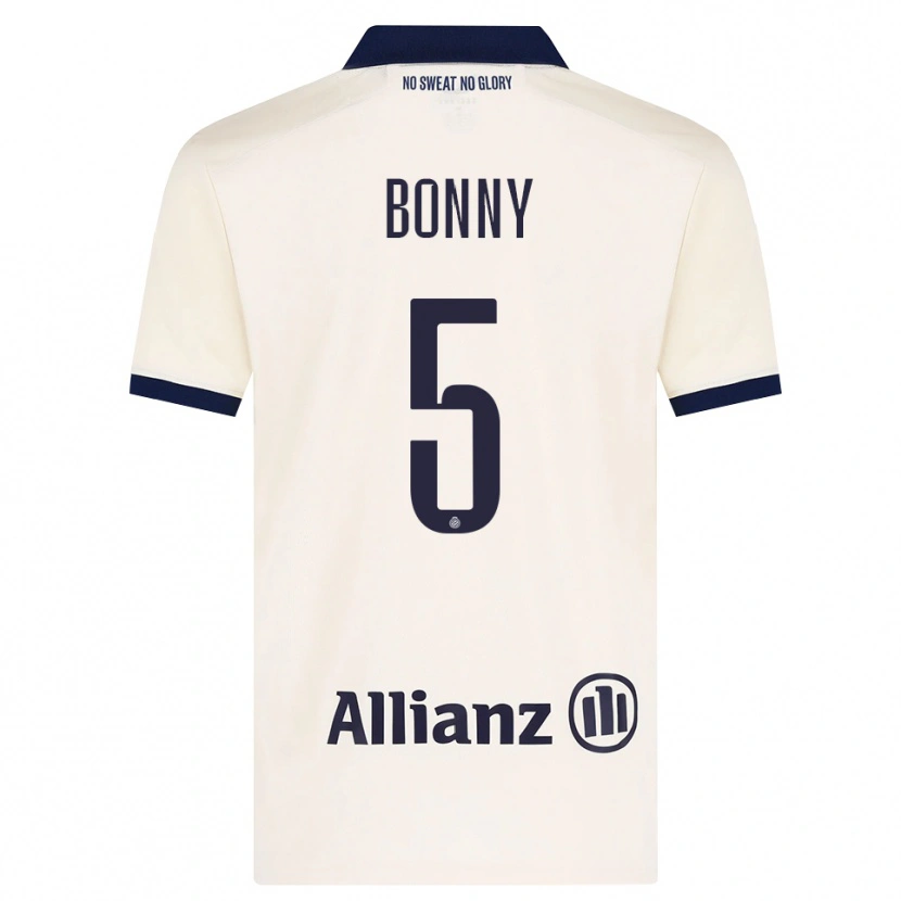 Danxen Kvinder Chionne Bonny #5 Beige Sort Udebane Spillertrøjer 2026/27 Trøje T-Shirt