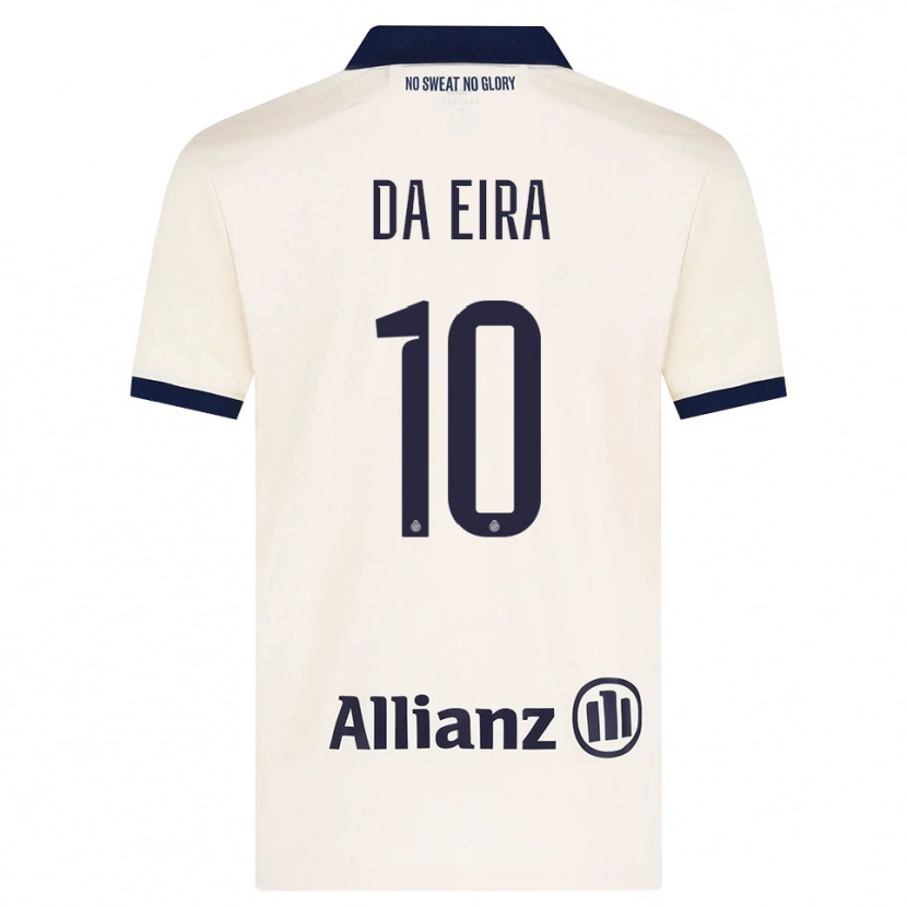 Danxen Kvinder Stefanie Da Eira #10 Beige Sort Udebane Spillertrøjer 2026/27 Trøje T-Shirt