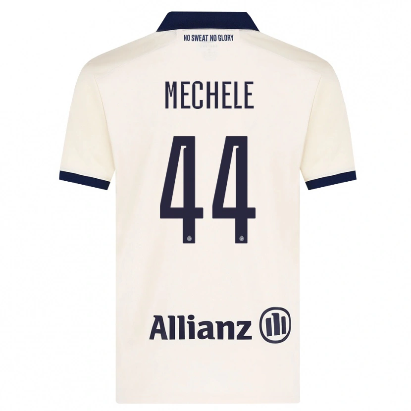 Danxen Kvinder Brandon Mechele #44 Beige Sort Udebane Spillertrøjer 2026/27 Trøje T-Shirt