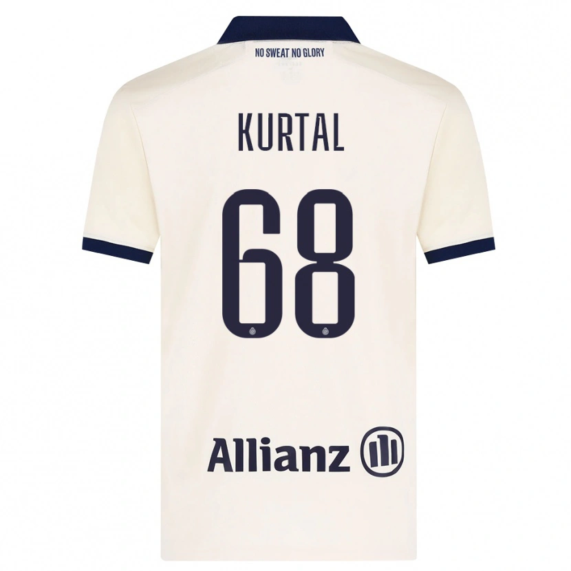 Danxen Kvinder Utku Kurtal #68 Beige Sort Udebane Spillertrøjer 2026/27 Trøje T-Shirt