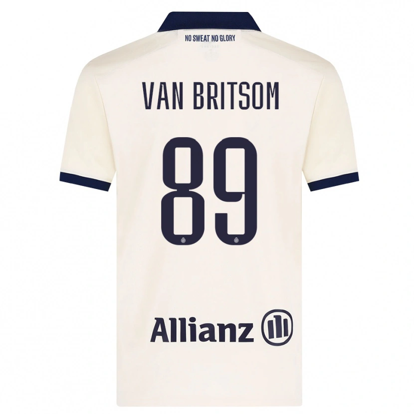 Danxen Kvinder Jakke Van Britsom #89 Beige Sort Udebane Spillertrøjer 2026/27 Trøje T-Shirt