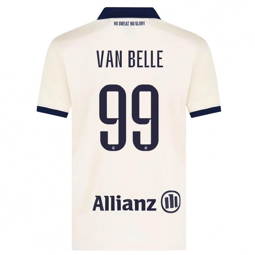 Danxen Kvinder Lyndsey Van Belle #99 Beige Sort Udebane Spillertrøjer 2026/27 Trøje T-Shirt