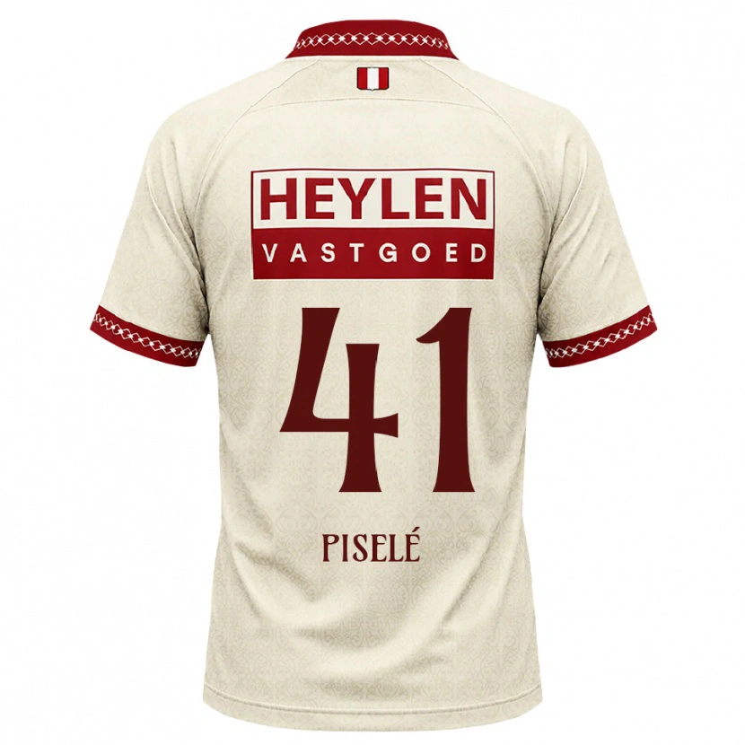Danxen Kvinder Lowie Piselé #41 Beige Rød Udebane Spillertrøjer 2026/27 Trøje T-Shirt
