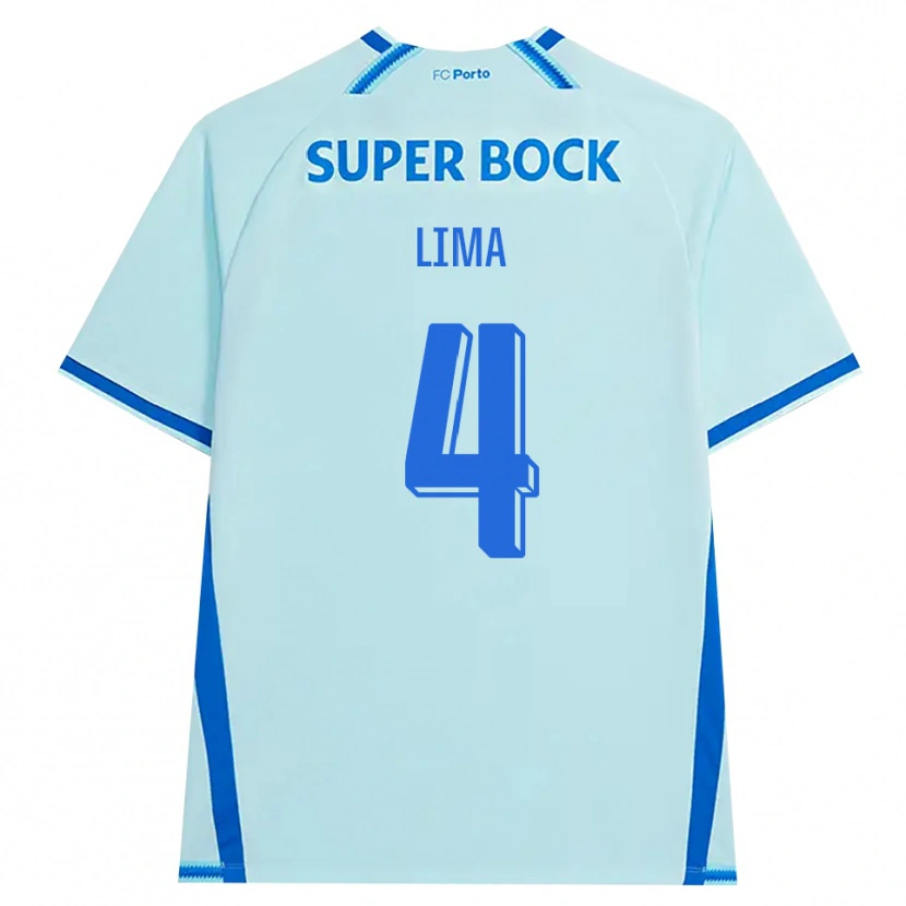 Danxen Kvinder Karoline Lima #4 Lyshimmelblå Blå Tredje Sæt Spillertrøjer 2026/27 Trøje T-Shirt
