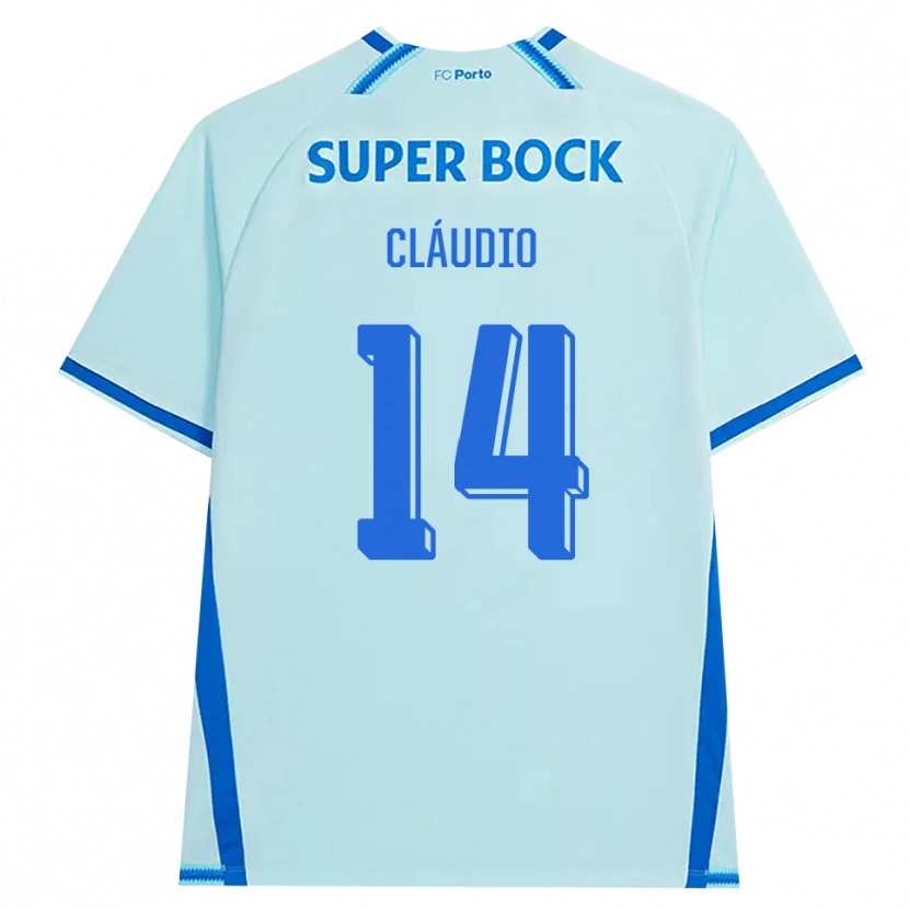 Danxen Kvinder Cláudio Ramos #14 Lyshimmelblå Blå Tredje Sæt Spillertrøjer 2026/27 Trøje T-Shirt