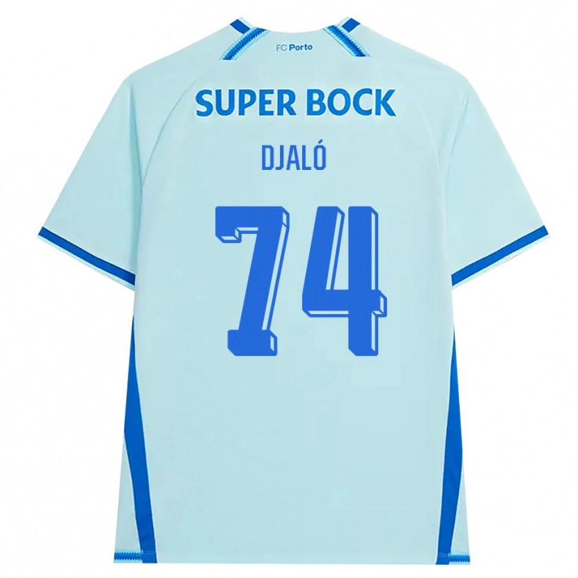Danxen Kvinder Ussumane Djaló #74 Lyshimmelblå Blå Tredje Sæt Spillertrøjer 2026/27 Trøje T-Shirt