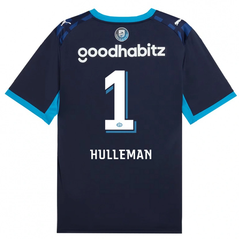 Danxen Kvinder Daan Hulleman #1 Jægerblå Kongeblå Tredje Sæt Spillertrøjer 2026/27 Trøje T-Shirt