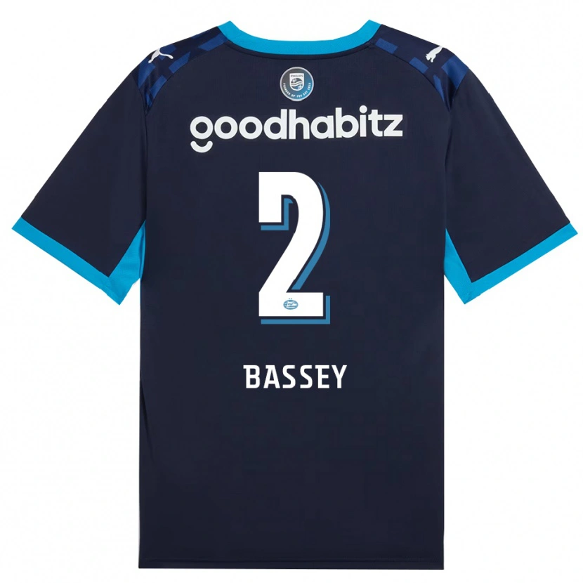 Danxen Kvinder Essien Bassey #2 Jægerblå Kongeblå Tredje Sæt Spillertrøjer 2026/27 Trøje T-Shirt