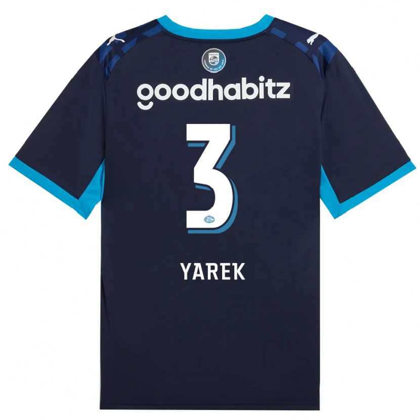 Danxen Kvinder Yarek Gasiorowski #3 Jægerblå Kongeblå Tredje Sæt Spillertrøjer 2026/27 Trøje T-Shirt