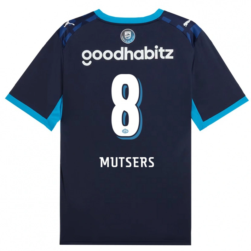 Danxen Kvinder Milan Mutsers #8 Jægerblå Kongeblå Tredje Sæt Spillertrøjer 2026/27 Trøje T-Shirt