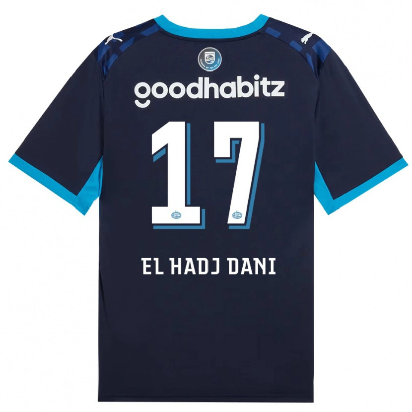 Danxen Kvinder Soudais El Hadj Dani #17 Jægerblå Kongeblå Tredje Sæt Spillertrøjer 2026/27 Trøje T-Shirt