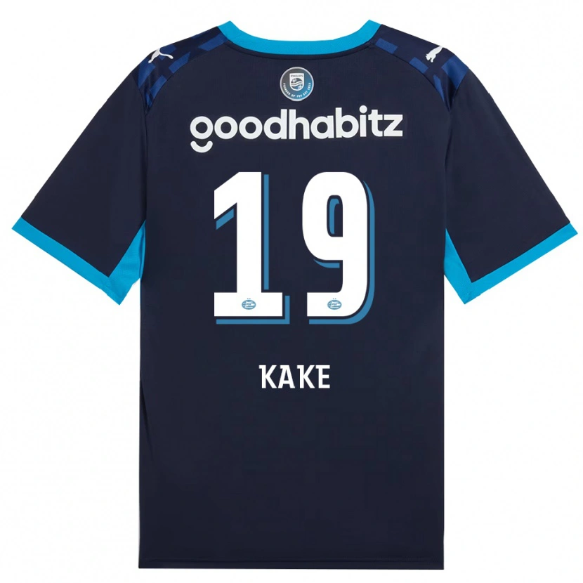 Danxen Kvinder Souhel Kake #19 Jægerblå Kongeblå Tredje Sæt Spillertrøjer 2026/27 Trøje T-Shirt