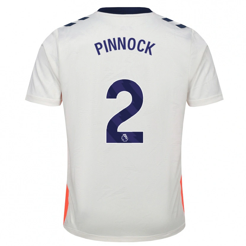 Danxen Kvinder Ethan Pinnock #2 Hvid Orange Kongeblå Udebane Spillertrøjer 2026/27 Trøje T-Shirt