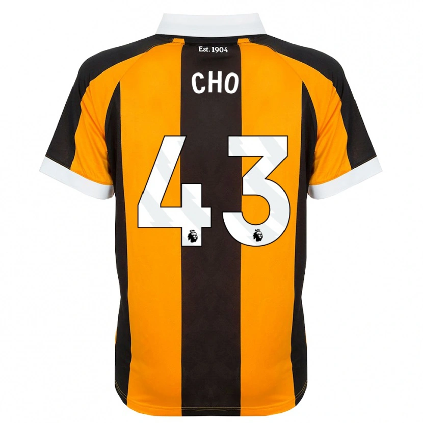 Danxen Kvinder Mohamed-Ali Cho #43 Orange Sort Hvid Hjemmebane Spillertrøjer 2026/27 Trøje T-Shirt