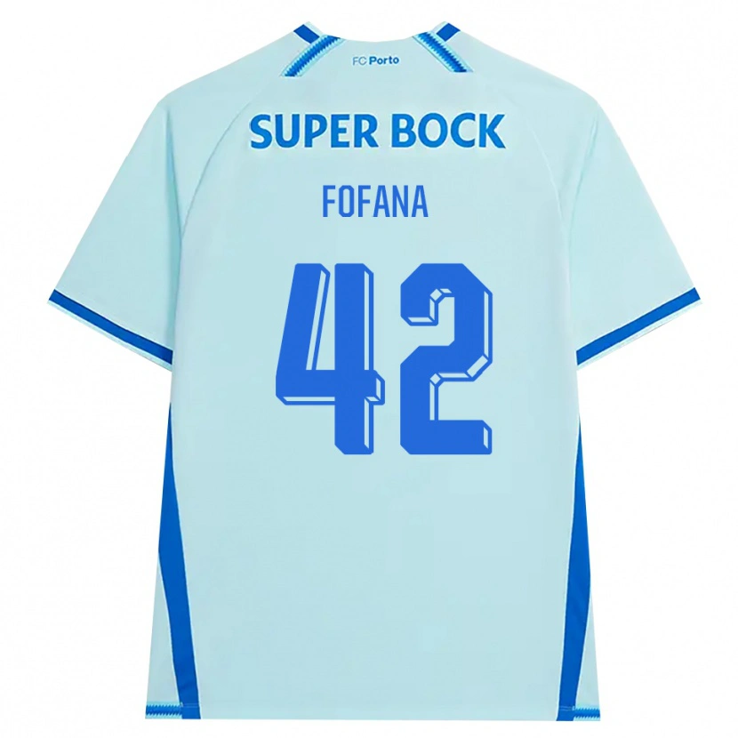 Danxen Kvinder Seko Fofana #42 Lyshimmelblå Blå Tredje Sæt Spillertrøjer 2026/27 Trøje T-Shirt
