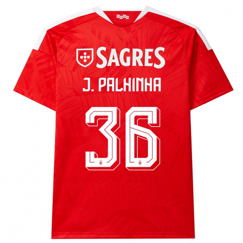 Danxen Kvinder João Palhinha #36 Rød Hvid Gul Hjemmebane Spillertrøjer 2026/27 Trøje T-Shirt
