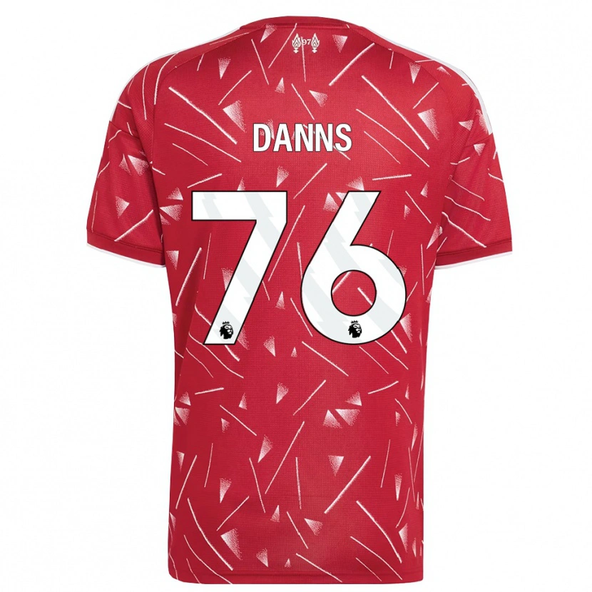 Danxen Børn Jayden Danns #76 Hvid Rød Hjemmebane Spillertrøjer 2026/27 Trøje T-Shirt